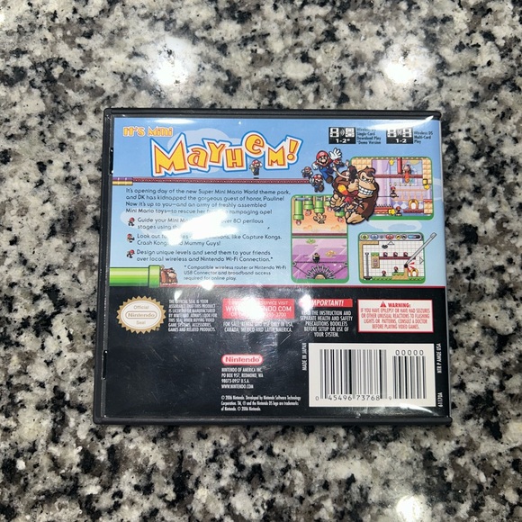 Mario vs Donkey Kong 2 March Of The Minis Nintendo DS Empty case - Picture 3 of 3